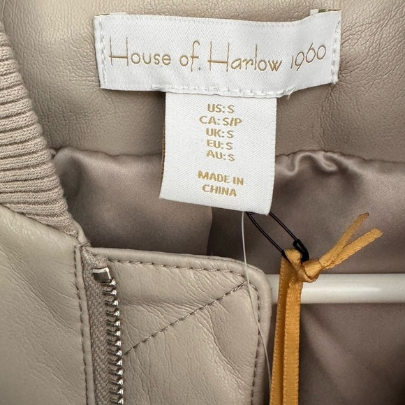 House of Harlow Pleather Jacket - Size Small - Brand New with Tags! - Picture 7 of 13